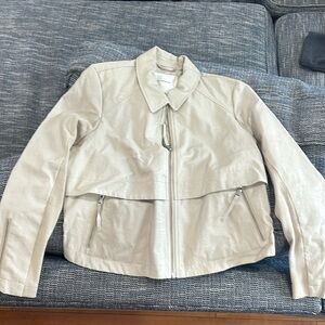 Anthropology Vegan Leather Jacket